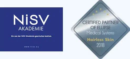 Laser Haarentfernung zertifiziert NiSV und Ellipse